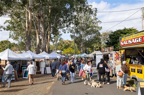 Bangalow Markets In New South Wales Australia Stock Photo - Download ...