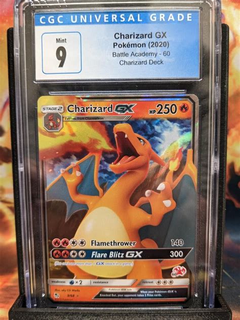 Mavin Charizard Gx Battle Academy 60 Ultra Rare Pokémon Tcg Cgc 9 Mint