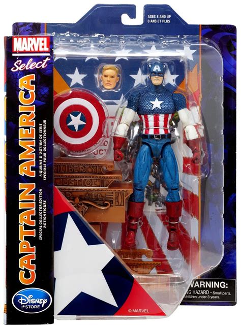 Marvel Marvel Select Captain America Exclusive 7 Action Figure 2019 Diamond Select Toys Toywiz