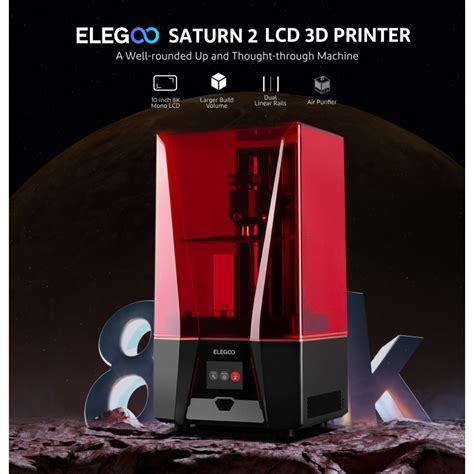 Elegoo Saturn 8k Resin Printer Review Elegoos Highest 47 Off