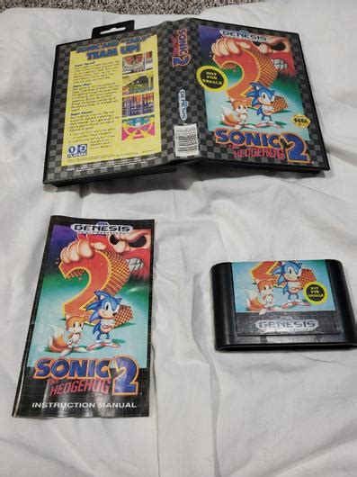 Sonic The Hedgehog Not For Resale Item Box And Manual Sega