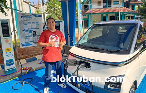 Mudahkan Pengguna Mobil Listrik Ulp Pln Tuban Launching Spklu