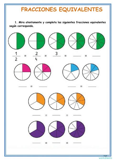 Las Fracciones Equivalentes