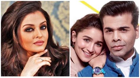 When Aishwarya Rai Took A Dig At Alia Bhatt Career By Taking Karan Johar Name करण जौहर का नाम