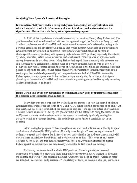 Pdf Analyzing Your Speech Rhetorical Strategies Dokumen Tips