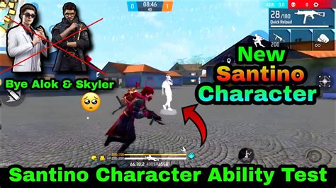 Ff New Santino Character Ability Test Free Fire New Character