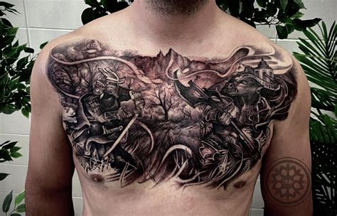 amazing chest tattoos  men meanings updated