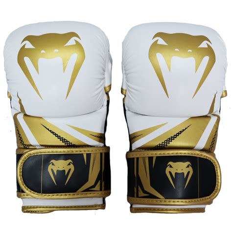 Venum MMA Sparring Gloves White & Gold Challenger for MMA - Enso ...