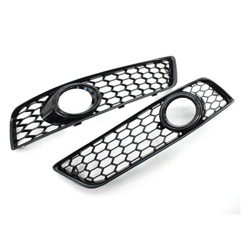 Car Front Bumper Fog Light Grille Honeycomb Hex Fog Lamp Grill Cover