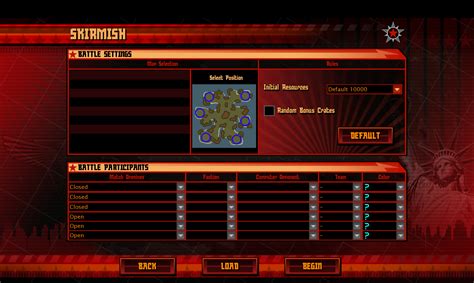 Skirmish Match Options Menu Bugged Red Alert 3 Uprising CNCNZ