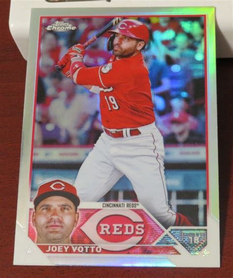 5510 2023 TOPPS CHROME REFRACTOR JOEY VOTTO 190 EBay