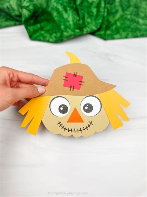 Pumpkin Scarecrow Craft For Kids [Free Template]