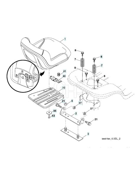 Husqvarna Yth26V54 Seat GHS