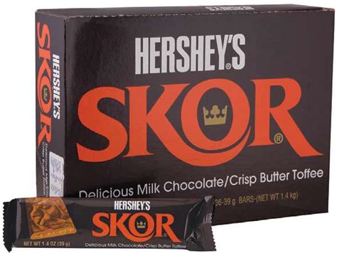 Hersheys Skor Bar 39g Hersheys Milk Chocolate Candy