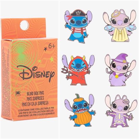 Lilo Stitch Halloween Blind Box Disney Pin Set At Hot Topic Disney Pins Blog