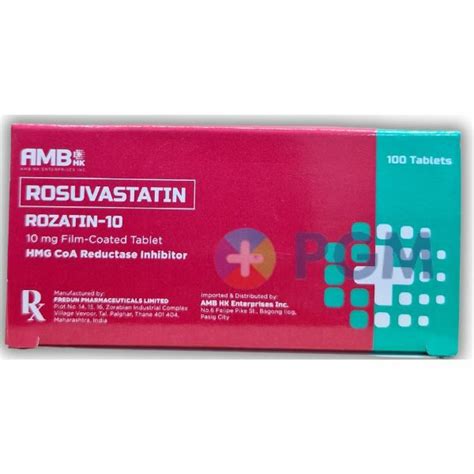 Rosuvastatin 20mg Tablet Rozatin 20 Phil Generic Medicine