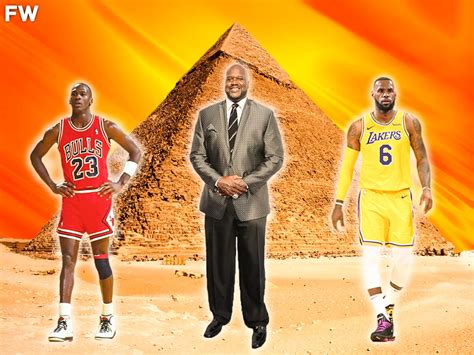 Shaquille O Neal Shares The GOAT Pyramid Michael Jordan Is The GOAT