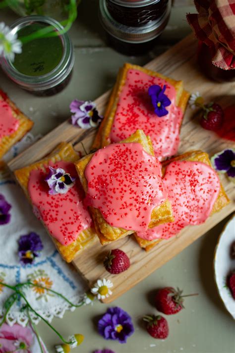 Homemade Fresh Strawberry Pop Tarts Easy Nostalgic Breakfast Treat