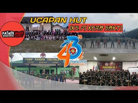 Ucapan Hut Iks Pi Kera Sakti Ke Tahun Januari Youtube