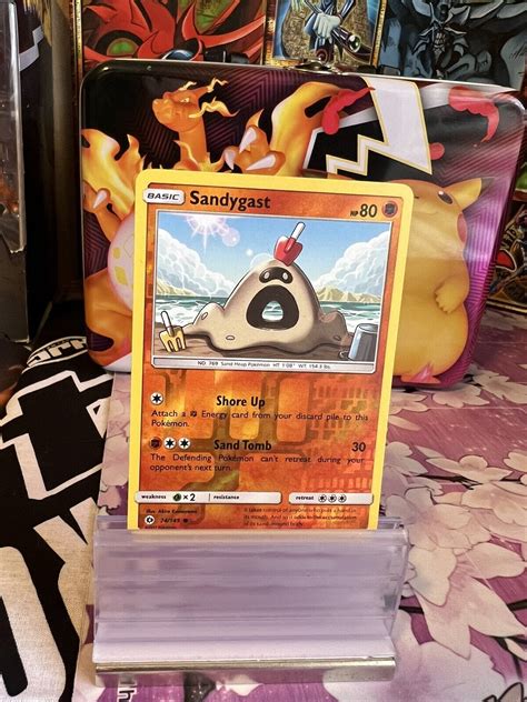 Pokémon Tcg Sandygast Sun And Moon 74 149 Reverse Holo Common Ebay