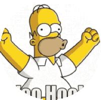 Homer Simpson Woohoo Sticker Homer Simpson Woohoo Off Work Discover