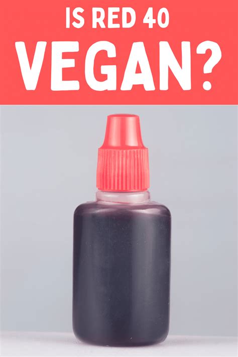 Is Red 40 Vegan? - Vegetarian Mamma