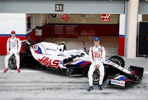 Haas Unveils New 2021 F1 Car Vf 21 In Bahrain