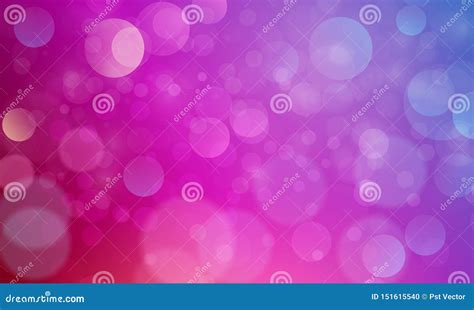 Abstract Bokeh Lights Effect With Pink Purple Background Bokeh Texture