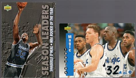 Lot Detail Upper Deck Bask Shaq Cards Cards