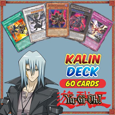 Kalin Deck Anime 60 Cartas 5 Foils Sortido Yugioh 5ds Shopee Brasil