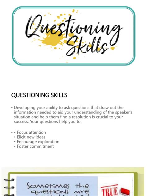 questioning skills  question job interview