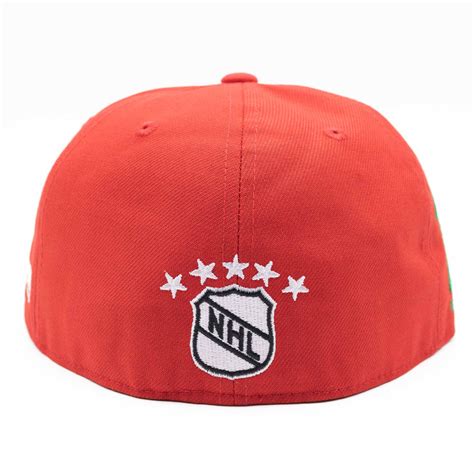 New Jersey Devils Vintage Mitchell And Ness Fitted Nhl Cap Red Taass