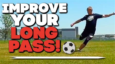 How To Do Long Passes In Soccer Long Pass Soccer Technique Explained Youtube