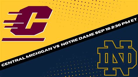 Notre Dame Vs Central Michigan Predictions Picks And Best Odds Week