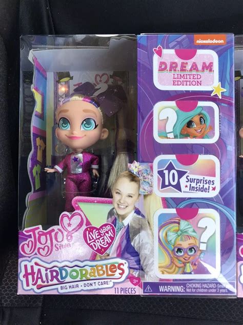 Lot Of 2 New Hairdorables Jojo Siwa Limited Edition D R E A M Doll Vhtf Ebay