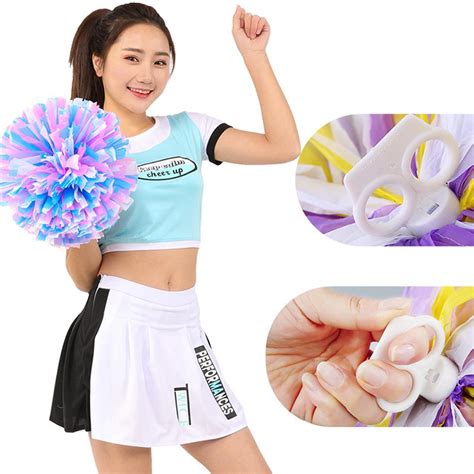 Buy Zxzy4pcs Reusable Matte Cheering Poms Spirited Fun Cheerleading Pom