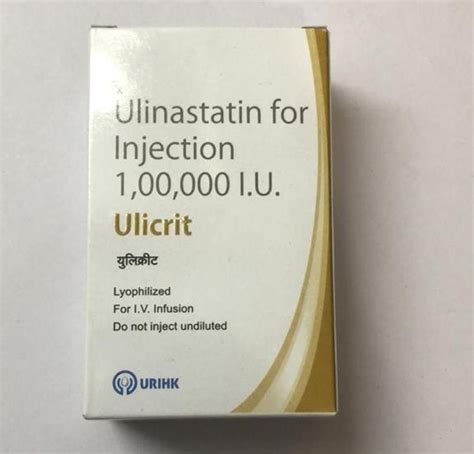 Ulicrit Ulinastatin Injection Packaging Type Box At Rs Box In