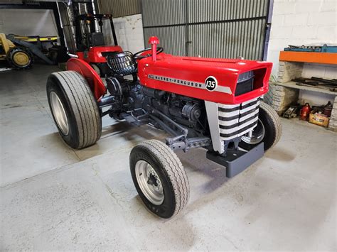 1975 Massey Ferguson 135 4×2 Tractor With Slasher Cfc Agri