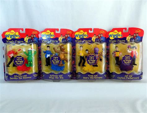 The WIGGLES COMPLETE 8 FIGURE SET NEW - RARE Murray Greg Anthony Wags ...