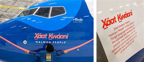 Alaska Airlines Debuts New Salmon Themed Livery