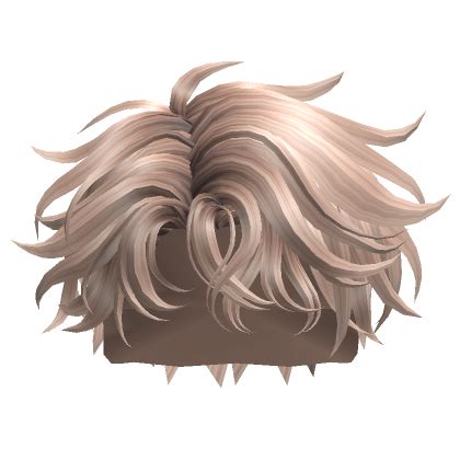 Medium Length Messy Hair Platinum Blonde S Code Price RblxTrade