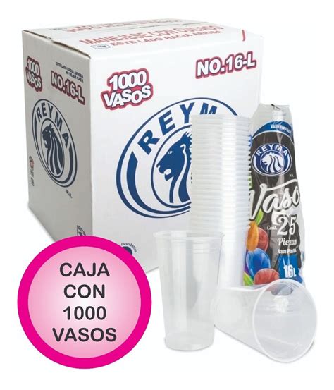 Vaso 16l Marca Reyma 16 Onzas Caja On 1000 Piezas VASOS PARA CAFE DAP