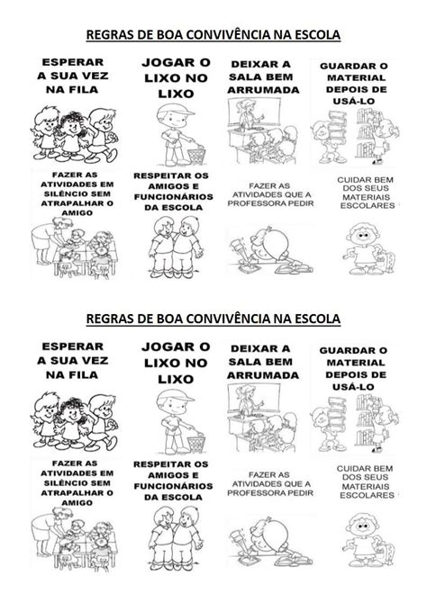 REGRAS DE BOA CONVIVÊNCIA NA ESCOLA docx Atividades de ensino Regras