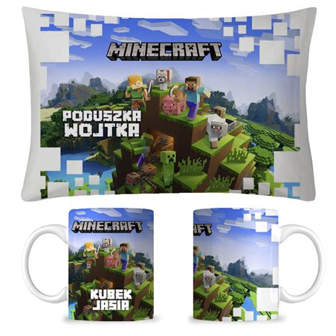 Zestaw Kubek I Poduszka Minecraft Prezent Imi Sklepy