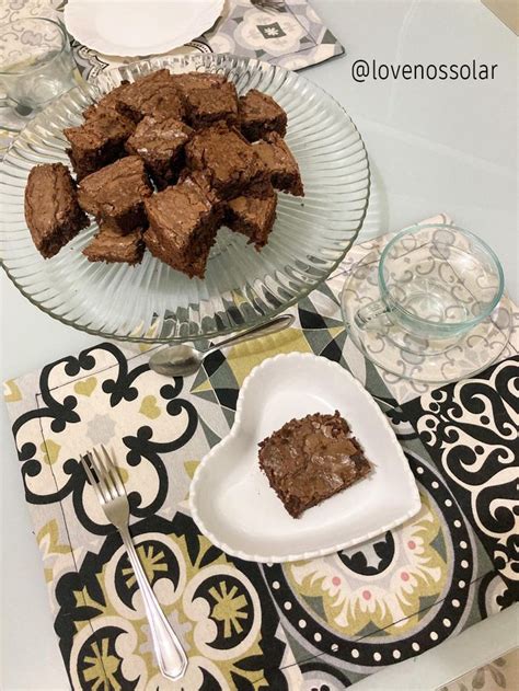 O melhor brownie e mais fácil de fazer Receita de brownie feita