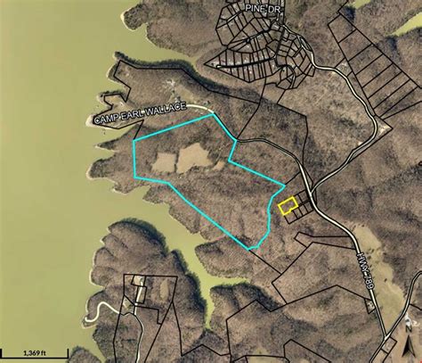 Published Reserve Auction of 53 Acres, with Lakefront, on Lake ...