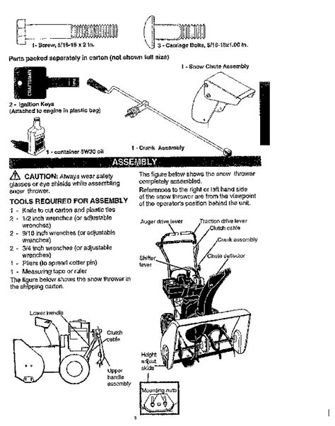 Craftsman Inch Snow Blower Owners Manual