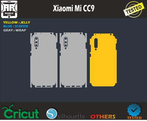 Xiaomi Mi Cc9 Skin Template Vector Vectorgi Digital Market