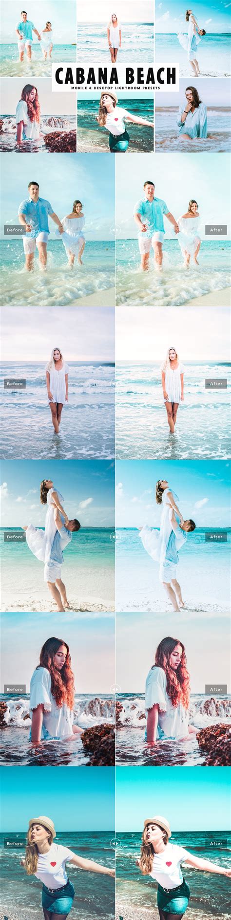 Cabana Beach Lightroom Presets By Creativetacos On Creativemarket