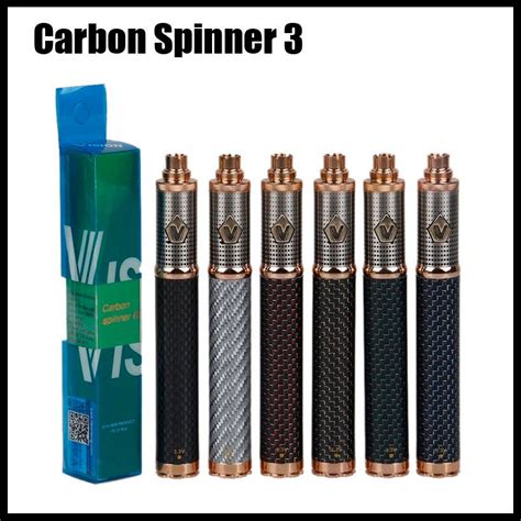 Carbon Spinner 3 Battery 1650mah Variable Voltage Bottom Spinner Vape